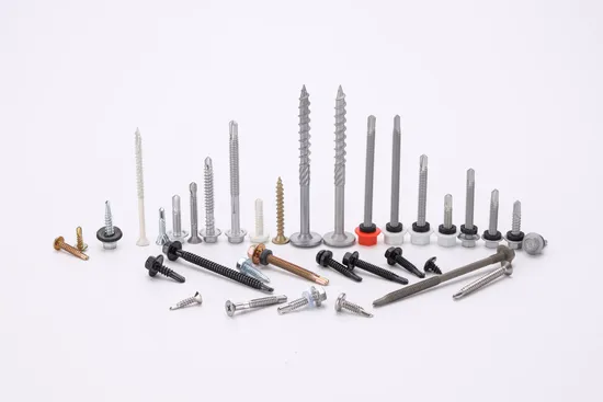 Roofing Screw Bi-Metal Self Drilling Screw Self Tapping Screw Wood Screw Drywall Chipboard Screw Furniture Screw Machine Screws Tek Screws with EPDM Washer